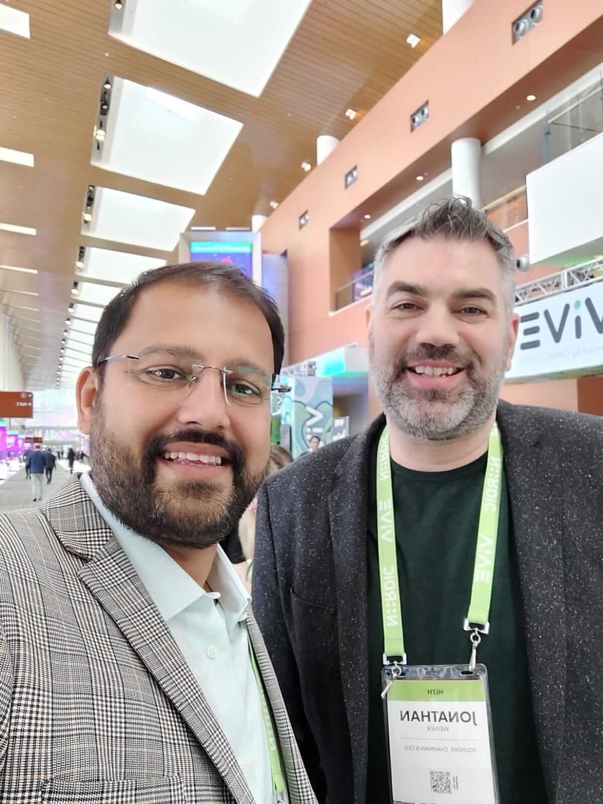 @tejasvdeshmukh It's been a real pleasure speaking with you Jonathan Weiner, CEO, @HLTH. #HLTH The Future of Healthcare.

Thehealthcare360 at ViVE 2023 event in Nashville, TN, Music City Center, USA - Tejas Deshmukh, 

ViVE 2023 was a powerful reminder of what can be achieved when brilliant and innovative individuals come together. I'm honored to have met with such a network of unwavering individuals who are committed to reaching new heights of success and achievement. I can't wait to see what we can accomplish together. 

See you next year! ViVE 2024, February 25-28, 2024 in LA. #clair360 #vive2023 @theviveevent @HLTHEVENT @tejasvdeshmukh

#health #startup 