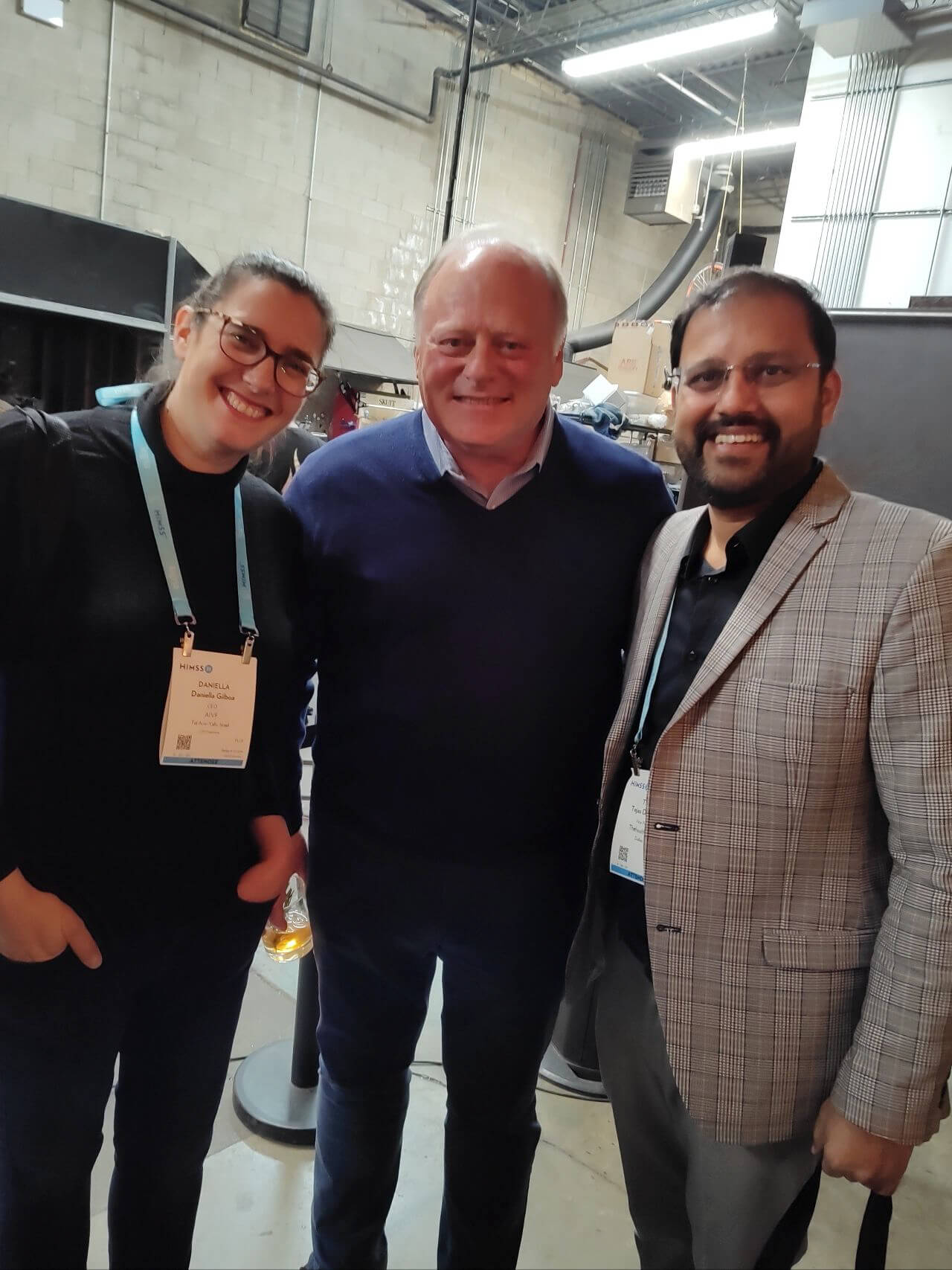 TheHealthcare360 at HIMSS 2023 event in McCormick Place Convention Center, Chicago, IL, USA - #Tejas Deshmukh, #clair360 #HIMSS2023 #Hal Wolf #Daniella Gilboa